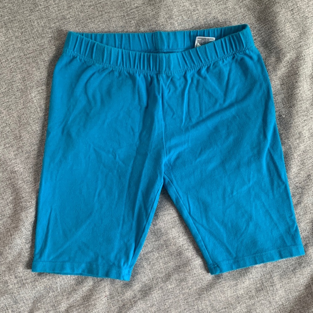 Bcg bright turquoise biker shorts - S 7
